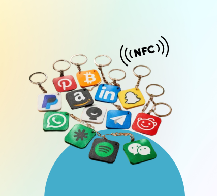 Chaveiro NFC personalizado